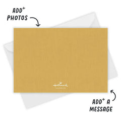 Winter Garland Flat Christmas Photo Card