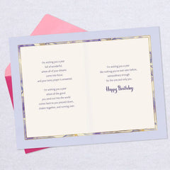 Wishes for a Year Full of Wonderful Birthday Card