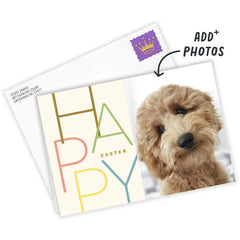 Wishing You Happiness Custom Easter Card