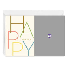 Wishing You Happiness Custom Easter Card
