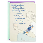 Loved for All You Are Birthday Card for Daughter