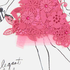 Elegant and Lovely Birthday Card for Her