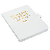 DC Comicsâ„¢ Wonder Womanâ„¢ Be Strong Faux Leather Notebook