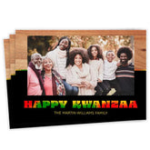Unity and Love Flat Kwanzaa Photo Card