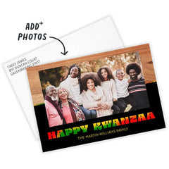 Unity and Love Flat Kwanzaa Photo Card