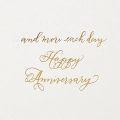 Love You More Anniversary Card