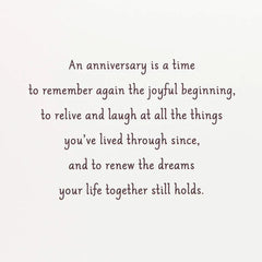 A Time to Remember Anniversary Card with Photo Frame Magnet