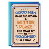 You Make the World a Better Place Birthday Card for Son