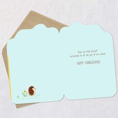 All the Joys of the Season Thanksgiving Card From Us
