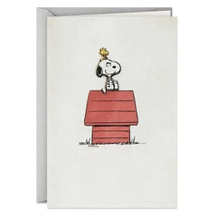 Peanuts® Snoopy and Woodstock Blank Card