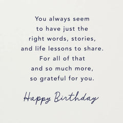 You're a Gift to Our Family Birthday Card for Father-in-Law