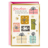 You Are a Gift From God Religious Birthday Card for Grandma