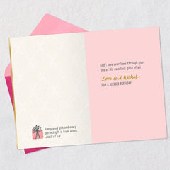 You Are a Gift From God Religious Birthday Card for Grandma