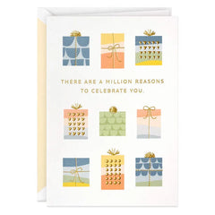A Million Reasons to Celebrate You Birthday Card