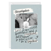 Our Love Is an Adventure Custom Birthday Card