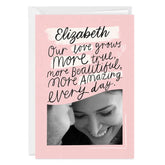 Our Love Grows More Every Day Custom Love Card