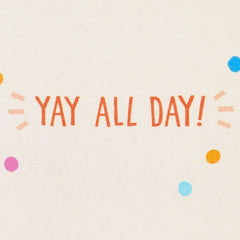 Yay Party Cake Celebration Card
