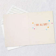 Yay Party Cake Celebration Card