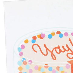 Yay Party Cake Celebration Card
