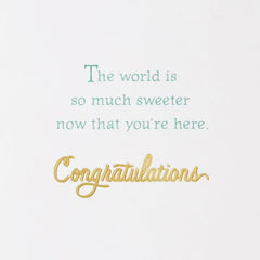 Welcome Little One New Baby Card