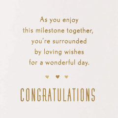 Surrounded By Loving Wishes Anniversary Card for Couple