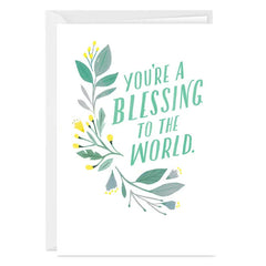 You're a Blessing to the World Custom Card