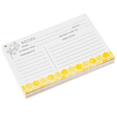 Yellow Honeycomb Recipe Refill Cards