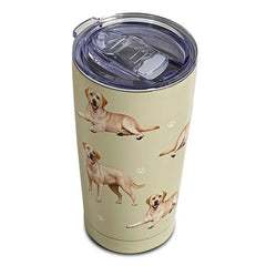 E&S Pets Yellow Labrador Stainless Steel Tumbler, 20 oz.
