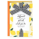 What Makes You Different Card