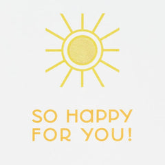 So Happy for You Religious Congratulations Card