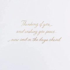 Good-Bye Isn't Forever Sympathy Card