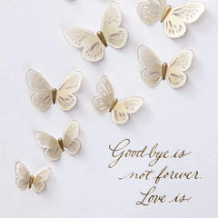 Good-Bye Isn't Forever Sympathy Card