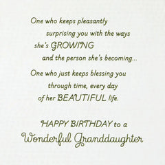 You're a Blessing Birthday Card for Granddaughter