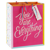 13" Pink You Are Everything Large Gift Bag