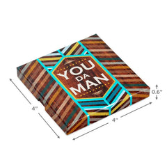 4" You Da Man Gift Card Holder Box