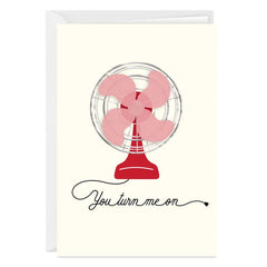 You Turn Me On Custom Love Card