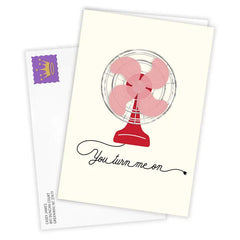 You Turn Me On Custom Love Card