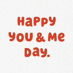 You and Me Balloons Anniversary Card