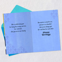 Celebrating the For-Real Man You Are Birthday Card for Brother