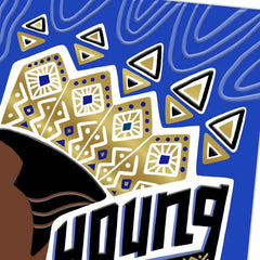 Young King Birthday Card for Him