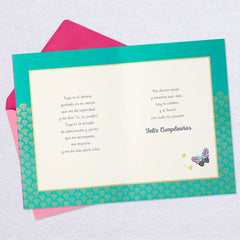 Celebrating You Spanish-Language Birthday Card for Mom