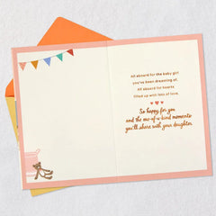 Cuteness Express New Baby Girl Card