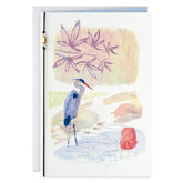 UNICEF Blue Heron Peace Sympathy Card