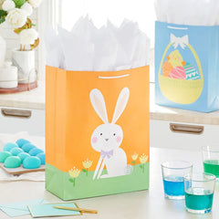 14.4" Chick and Bunny 2-Pack Extra-Large Easter Gift Bags