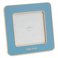 The Fam Blue Enamel Picture Frame, 4x4