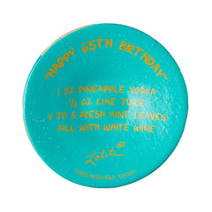 Lolita Happy 65th Birthday Handpainted Wine Glass, 15 oz.