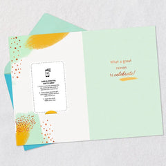 Great Reason to Celebrate Gift Card Greeting Congratulations Card