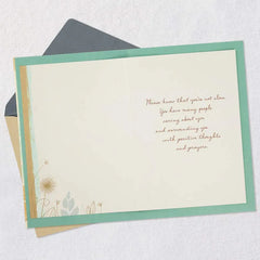 Positive Thoughts and Prayers Get Well Card
