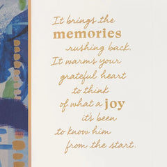 The Ways You've Grown Birthday Card for Son