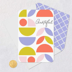 Grateful Blank Thank You Card